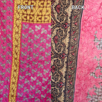 KANTHA QUILT || PINK DAHLIA - KANTHA QUILT