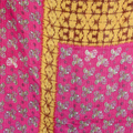 KANTHA QUILT || PINK DAHLIA - KANTHA QUILT