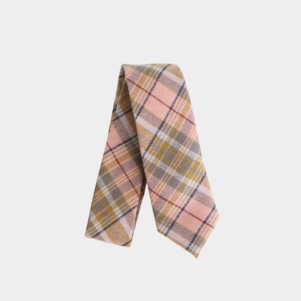 DEAN • Pink Plaid Men's Tie
