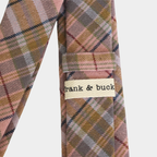 DEAN • Pink Plaid Men's Tie