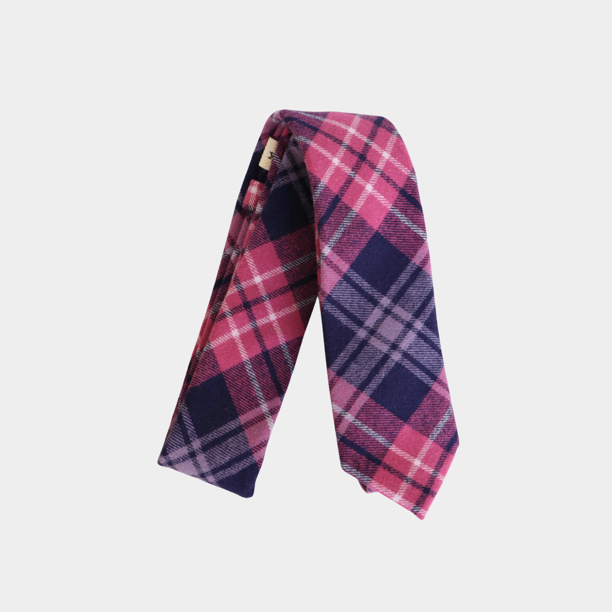 LUKE • Purple Plaid Men's Tie - Men's Tie