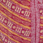 KANTHA QUILT || RASPBERRY SUN - KANTHA QUILT