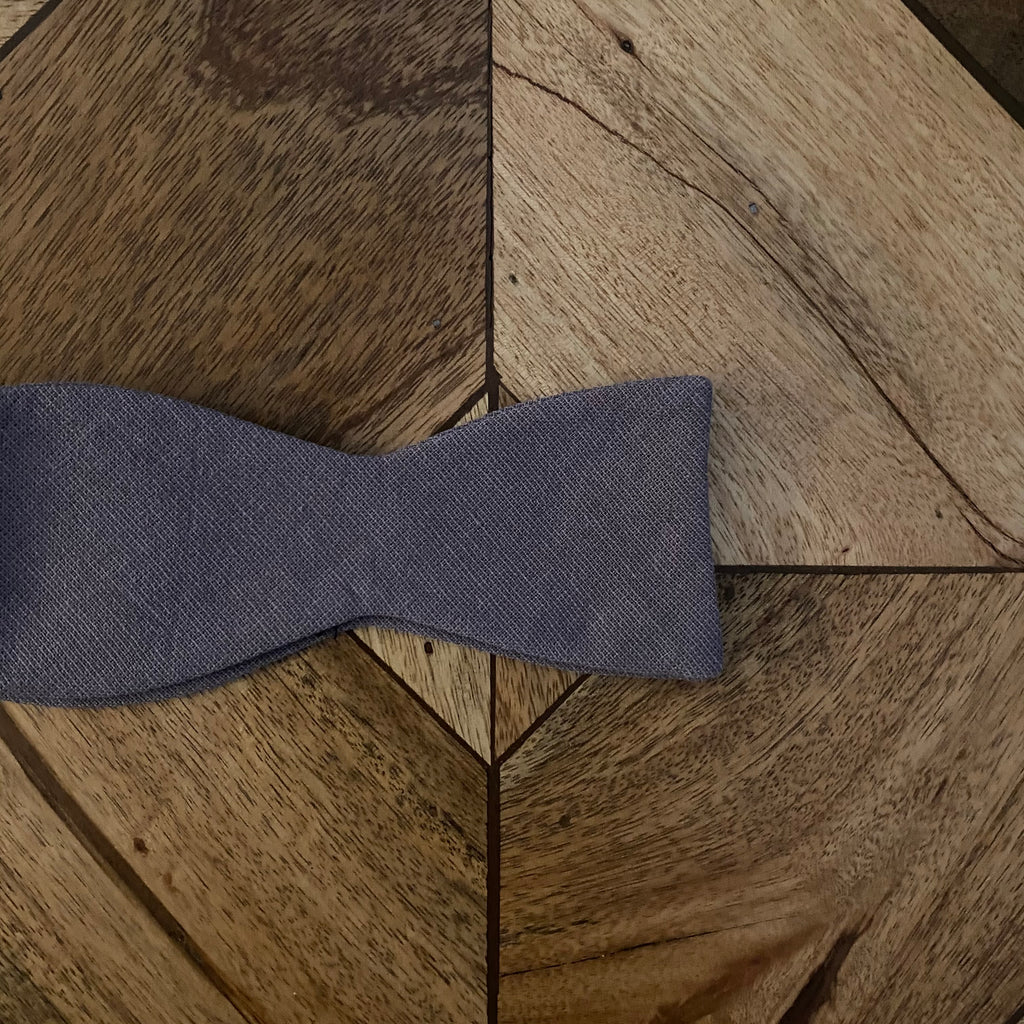GREY || SELF-TIE BOW TIE - Self-Tie Bow Tie