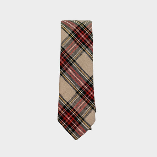 SHEPHERD • Tan Plaid Men's Tie - Men's Tie